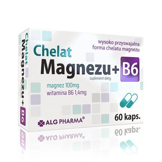 ALG Pharma Chelat Magnezu+B6 kapsułki, 60 szt.