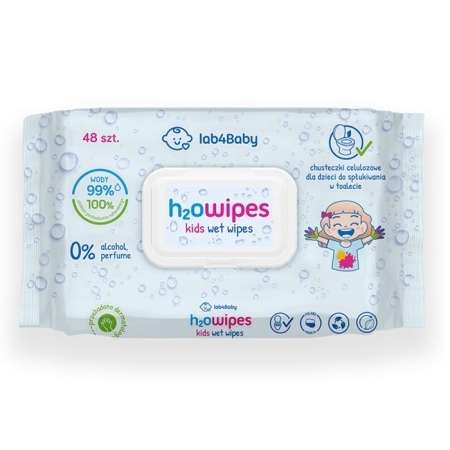 ALG PHARMA Lab4Baby H2Owipes Kids Chusteczki nawilżane 48 sztuk