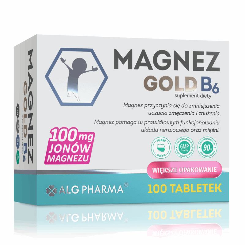 Alg Pharma Magnez Gold B6 tabletki, 100 szt.