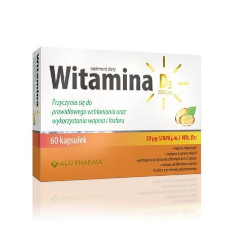 ALG PHARMA Witamina D 2000j.m. 60 kapsułek
