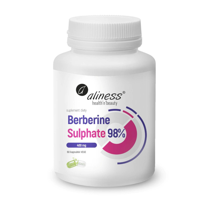 Aliness Berberine Sulphate 98% 400 mg kapsułki, 60 szt.