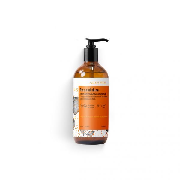 ALKMIE SUN FOR EVERYONE Rise and shine cleasing gel ODŚWIEŻAJĄCY ŻEL DO MYCIA CIAŁA I TWARZY 250 ml