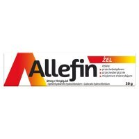 Allefin (20 mg+10 mg)/g żel 30 g
