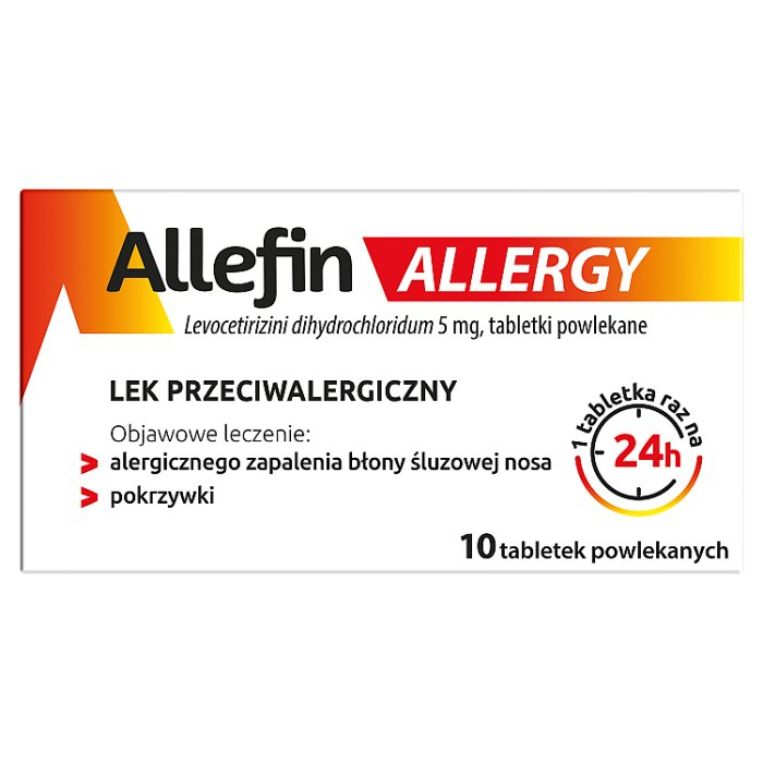 Allefin Allegry 5 mg tabletki powlekane przeciwalergiczne, 10 szt.