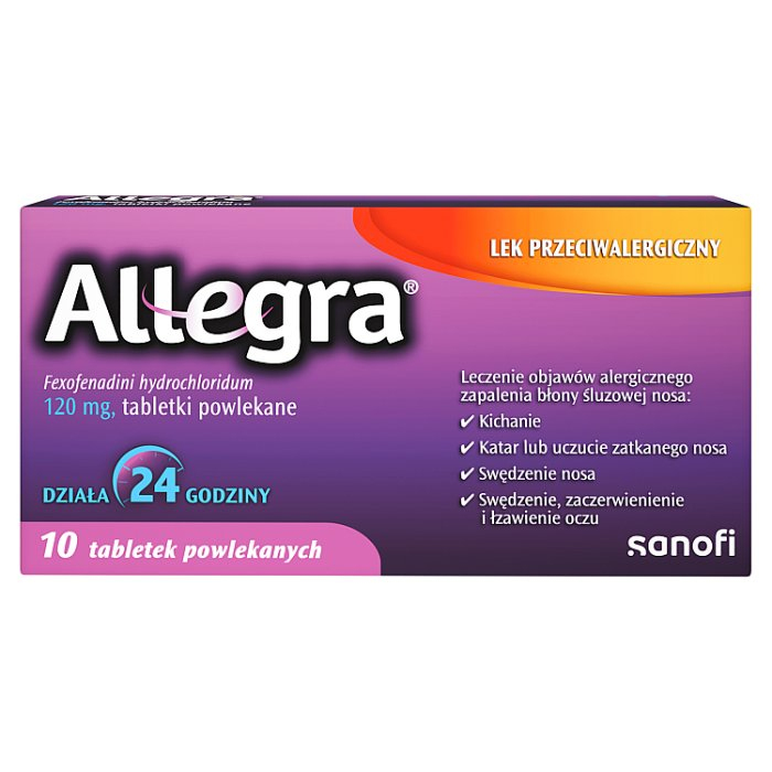 Allegra 120 mg 10 tabl.