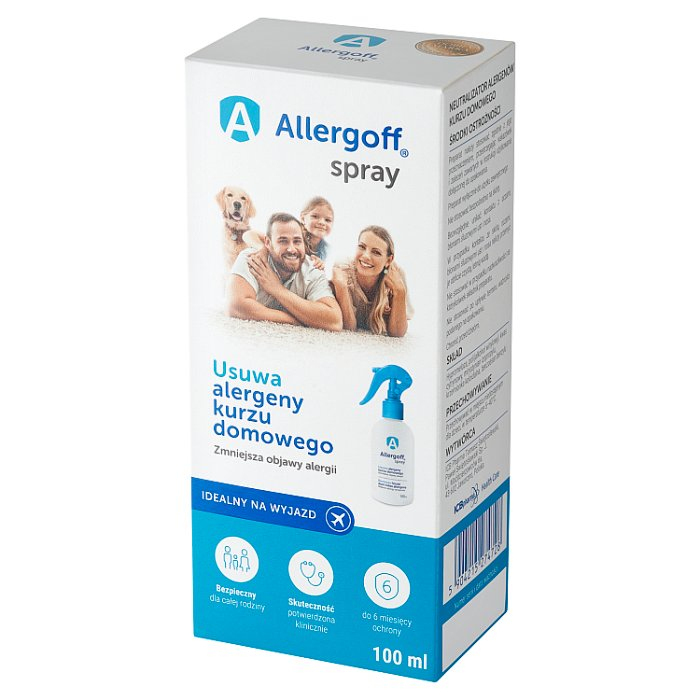 Allergoff spray neutralizator alergenów kurzu domowego, 100 ml