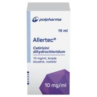 Allertec 10 mg/ml 10 ml krople doustne,roztwór