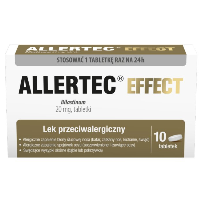 Allertec Effect 20 mg 10 tabletek