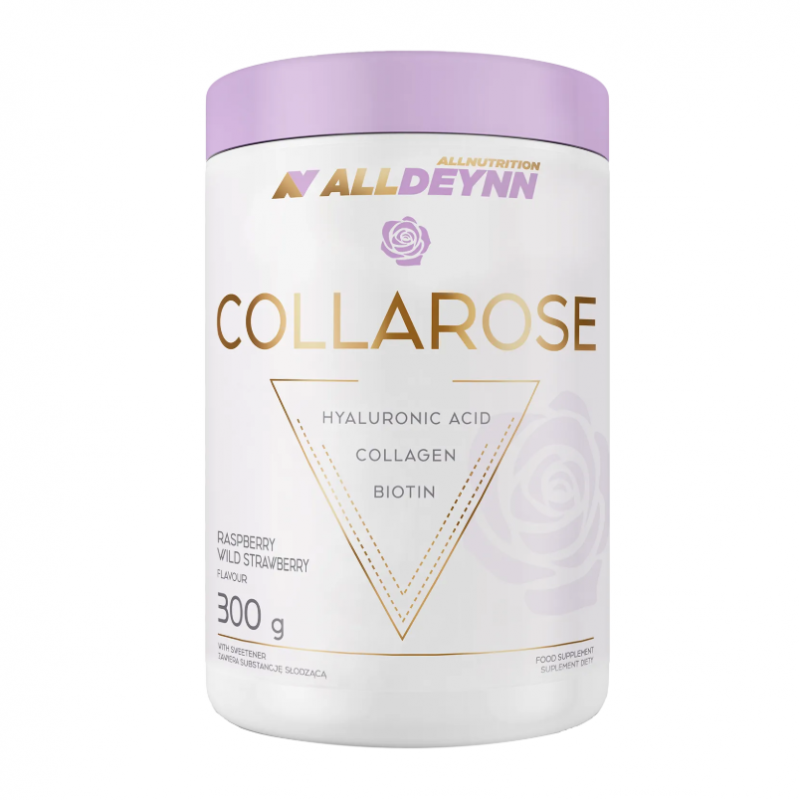 Allnutrition Alldeynn Collarose proszek o smaku malinowo-poziomkowym, 300 g