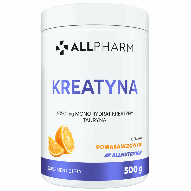 Allnutrition Allpharm Kreatyna proszek o smaku pomarańczowym, 500 g