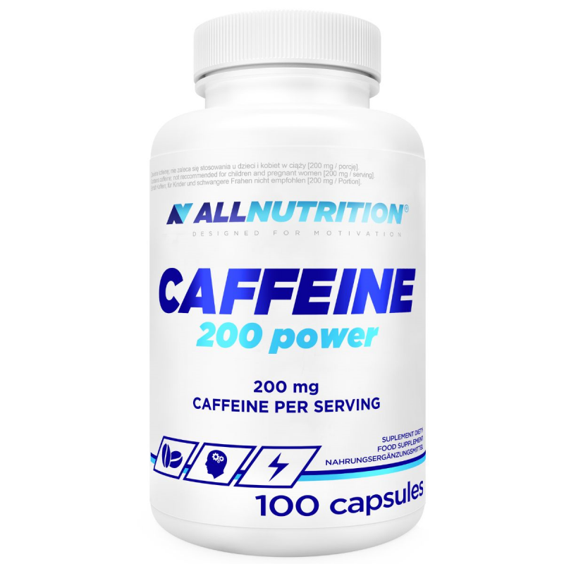 Allnutrition Caffeine 200 Power kapsułki, 100 szt.