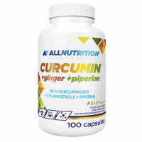 Allnutrition Curcumin + Ginger + Piperine kapsułki, 100 szt.