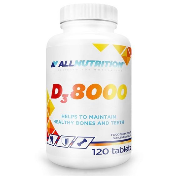 Allnutrition D3 8000 tabletki, 120 szt.