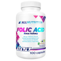 Allnutrition Folic Acid Kwas foliowy w kapsułkach, 100 szt.