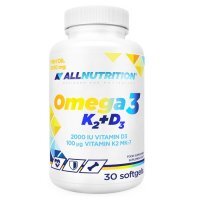 Allnutrition Omega 3 K2+D3 kapsułki, 30 szt.