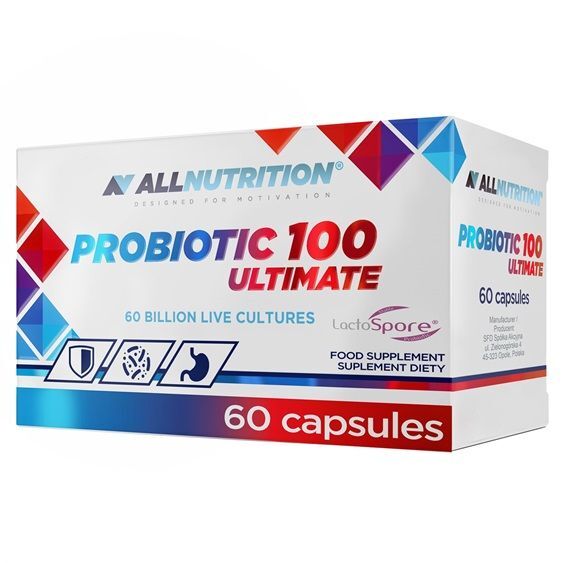 Allnutrition Probiotic 100 Ultimate kapsułki, 60 szt.