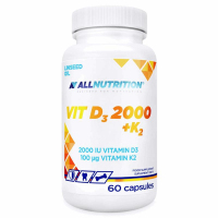 Allnutrition Vit D3 2000 + K2 kapsułki, 60 szt.