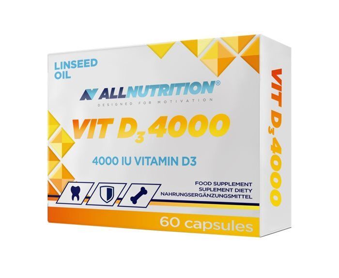 ALLNUTRITION Vit. D3 4000 IU 60 kapsułek