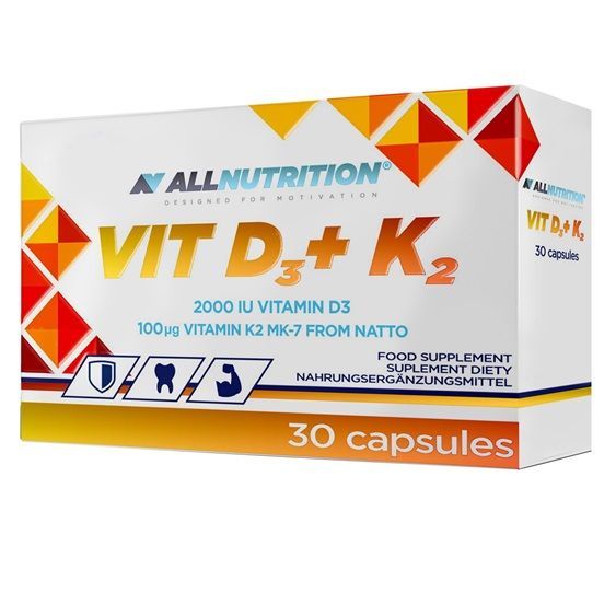 ALLNUTRITION Vit.D3 + K2 30 kapsułek