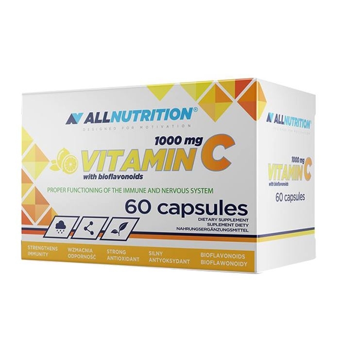 Allnutrition Vitamin C 1000 Mg + Bioflawonoidy kapsułki, 60 szt.
