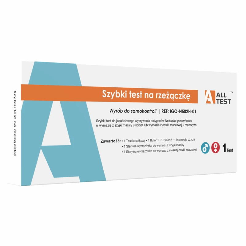 AllTest Szybki test na rzeżączkę z wymazu, 1 szt.