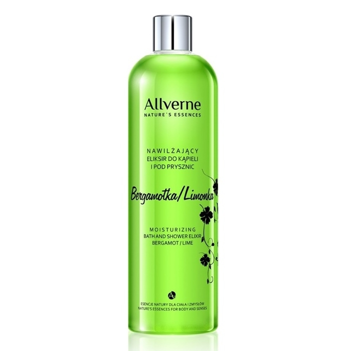 ALLVERNUM Nawilżający eliksir do kąpieli i pod prysznic Bergamotka i Limonka 500 ml