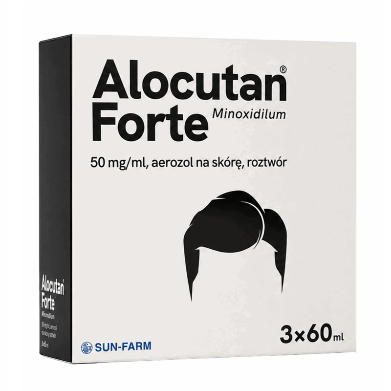 Alocutan Forte 50 mg/ml aerozol na skórę, 3 x 60 ml