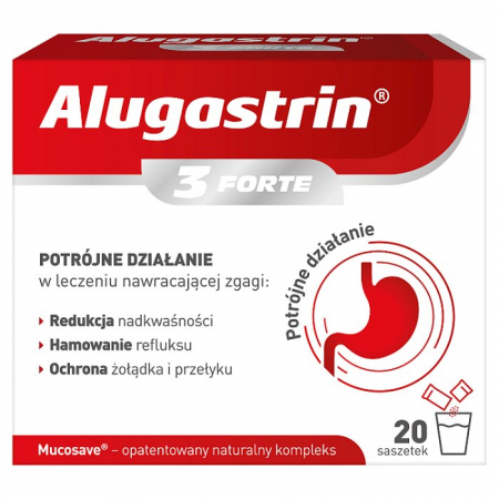 Alugastrin 3 Forte 20 saszetek do sporządzenia zawiesiny