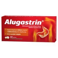 Alugastrin (smak miętowy) 40 tabl.