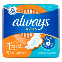 ALWAYS ULTRA NORMAL PLUS Podpaski ze skrzydełkami 10 szt.