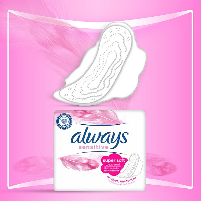 Always Ultra Sensitive Normal Plus Podpaski 20 sztuk