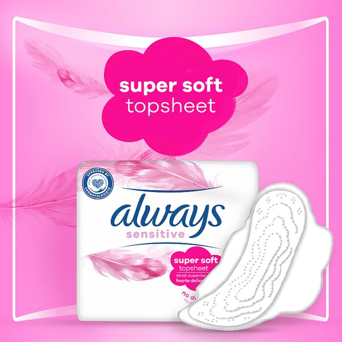 Always Ultra Sensitive Normal Plus Podpaski 20 sztuk