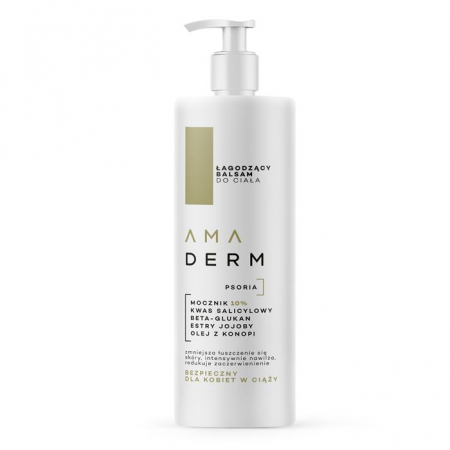 Amaderm Psoria Łagodzący balsam do ciała, 400 ml