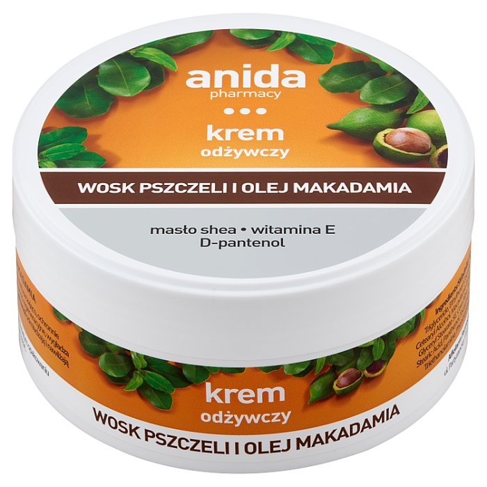 Anida krem odżywczy wosk pszczeli i olej makadamia, 125 ml