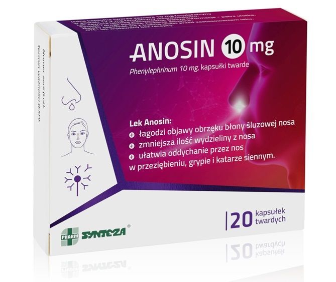 Anosin 10mg 20 kapsułek