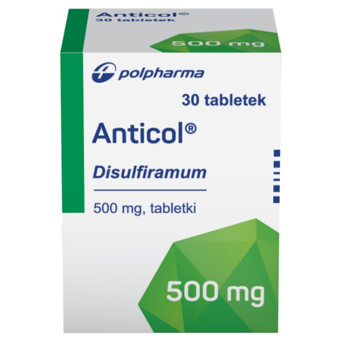 Anticol 500 mg, 30 tabletek