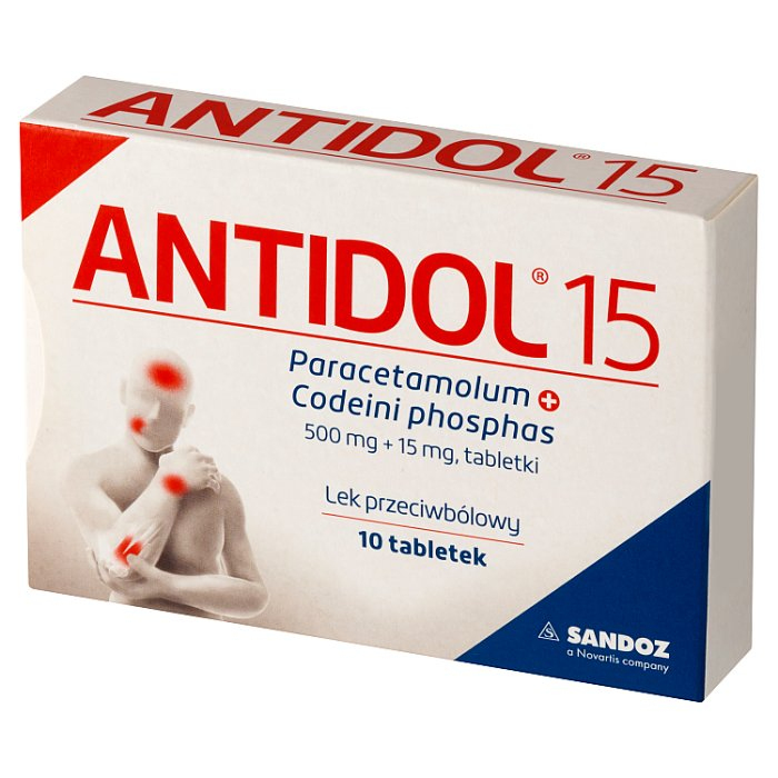 Antidol 15, 10 tabletek