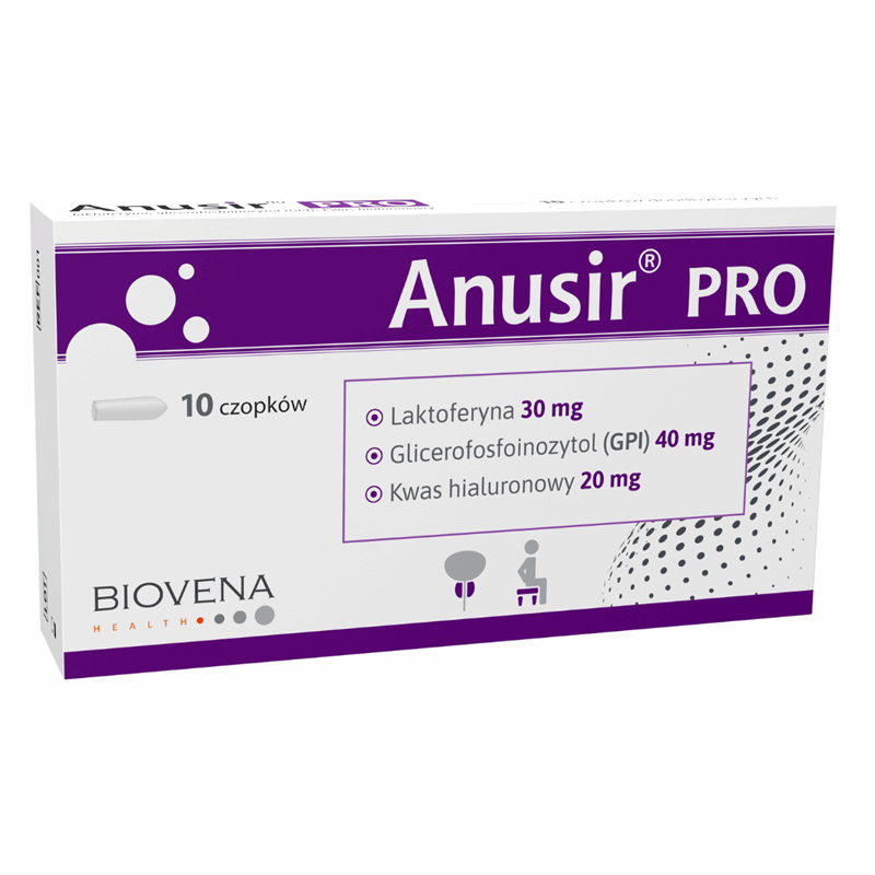 Anusir Pro czopki doodbytnicze, 10 szt.