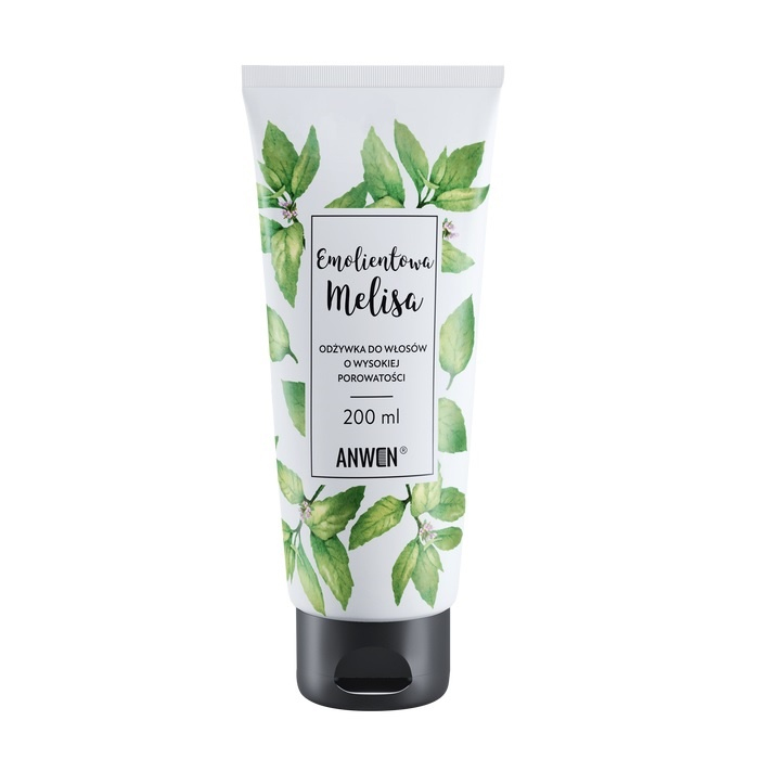 Anwen Emolientowa Melisa odżywka do włosów o wysokiej porowatości, 200 ml