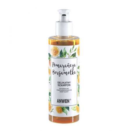 Anwen Pomarańcza i Bergamotka szampon do normalnej i przetłuszczającej się skóry głowy, 200 ml