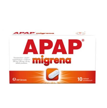 Apap Migrena 10 tabletek powlekanych