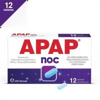 Apap Noc 12 tabletek powlekanych