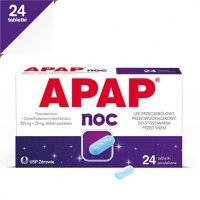 Apap Noc 24 tabletek powlekanych
