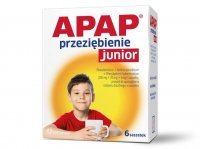 Apap Przeziębienie junior 6 saszetek z proszkiem do sporządzenia roztworu
