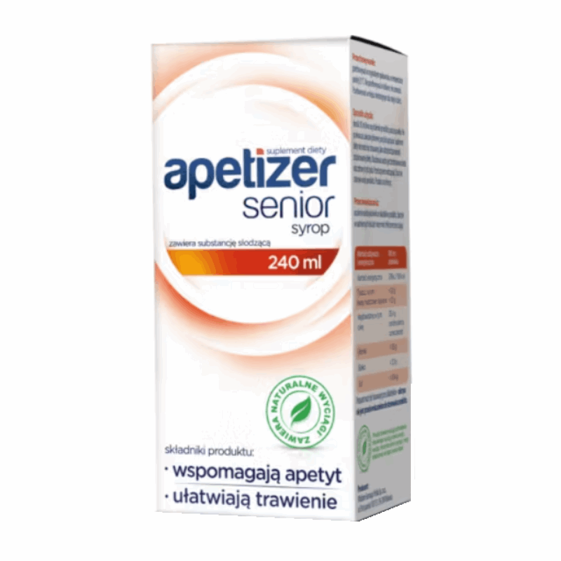Apetizer Senior syrop, 240 ml