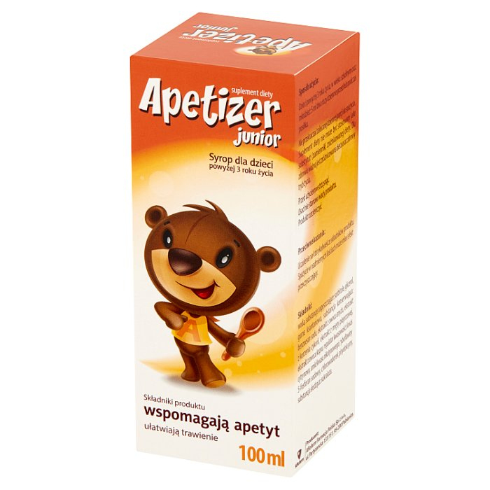 Apetizer Junior syrop, 100 ml