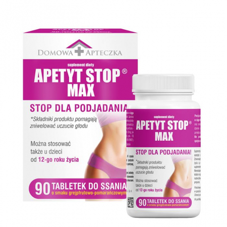 Apetyt Stop Max tabletki do ssania na odchudzanie, 90 szt.