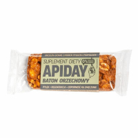 Apiday Baton Orzechowy z pyłkiem pszczelim, 40 g