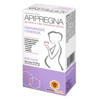 Apipregna kapsułki na odporność dla kobiet w ciąży i karmiących piersią, 64 szt.