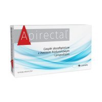 Apirectal czopki doodbytnicze z kwasem hialuronowym i propolisem, 10 szt.